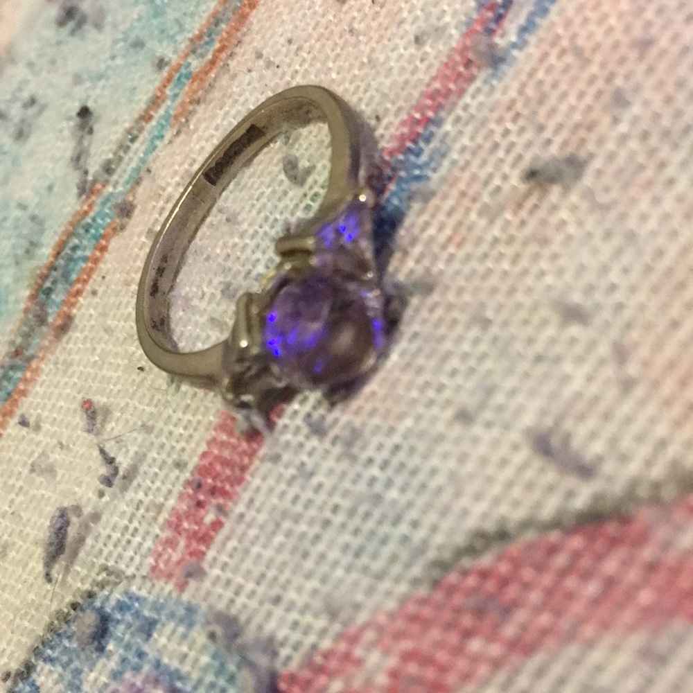 Purple jewel ring